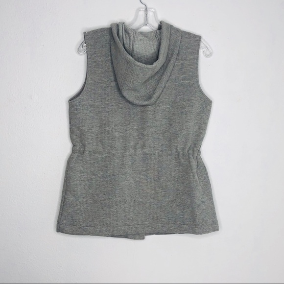Jack by BB Dakota Grey Snap Tunic Vest S NWT - Picture 2 of 8
